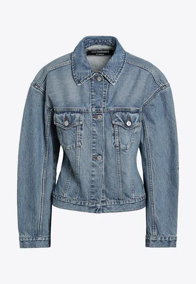Jacquemus De-nîmes Denim Jacket In Blue