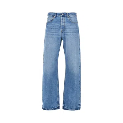 Jacquemus 'de-nîmes' Straight Denim Pants In Multi