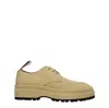 Jacquemus Beige Leather Oxfords And Derby In Neutral