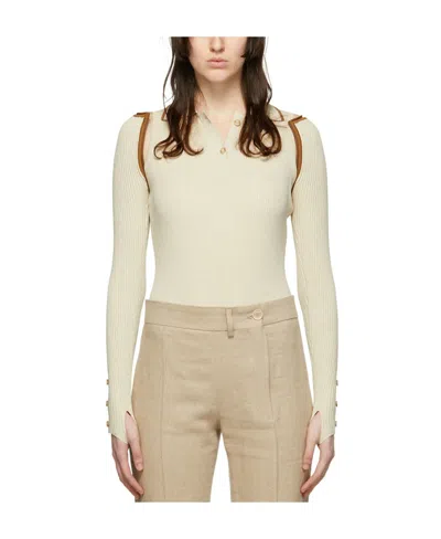 Jacquemus Beige 'le Body Cielo' Bodysuit