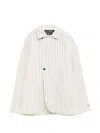 Jacquemus Dimanche Striped Jacket In Multi