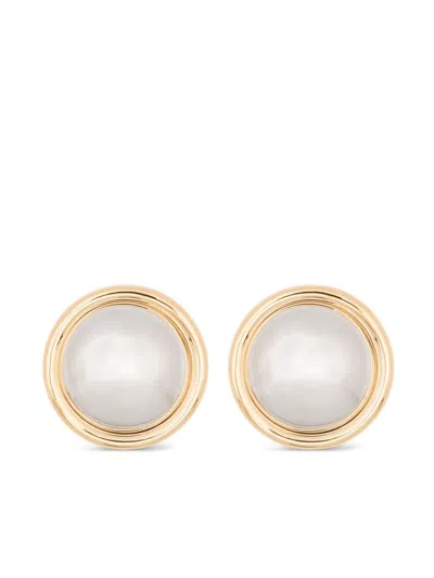 Jacquemus Disc Earrings In Gold