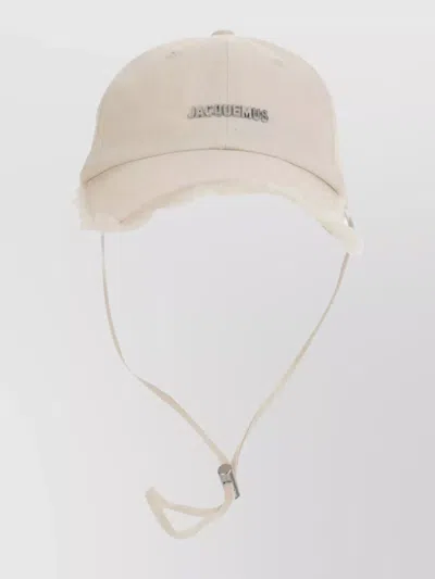 Jacquemus Distressed Artichoke Cap Frayed Edges