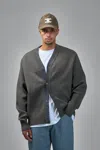 Jacquemus Doppio Cardigan In Gray