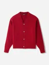 Jacquemus The Button-up Cardigan In Red
