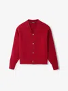Jacquemus Le Cardigan Doppio Wool Blend Cardigan In Red