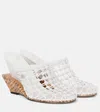 Jacquemus 100mm Les Doubles Tresses Mules In White