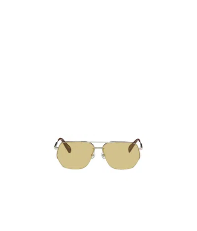 Jacquemus Double Beam Sunglasses In Nude