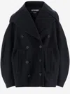 Jacquemus Double-breasted Jacket In Virgin Wool In Blue