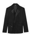Jacquemus Double-breasted Tuxedo Blazer In Black