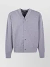 Jacquemus Double Layer Cardigan V-neck In Gray