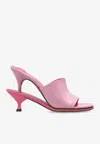 Jacquemus 100mm Les Doubles Leather Mules