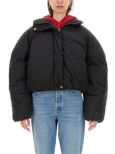 Jacquemus The Caraco Short Down Jacket In Black