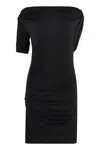Jacquemus One-shoulder Knee-length Dress Ruched Detailing