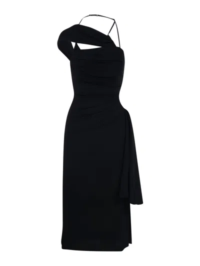 Jacquemus La Robe Abanada In Black