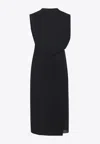 Jacquemus Women Black The Drap Dress, Xs Luxury Dresses For Women Darveys In Black