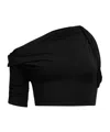 Jacquemus Women Le Haut Drapeado In Black