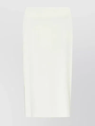 JACQUEMUS DRAPED MIDI SKIRT HIGH WAIST