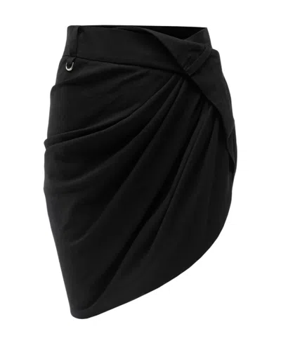 JACQUEMUS JACQUEMUS DRAPED MINI SKIRT