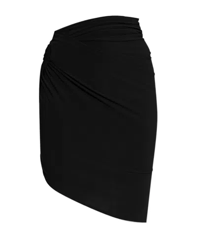 JACQUEMUS JACQUEMUS DRAPED MINI SKIRT