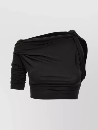 Jacquemus Women's Le Haut Drapeado Mc In Black