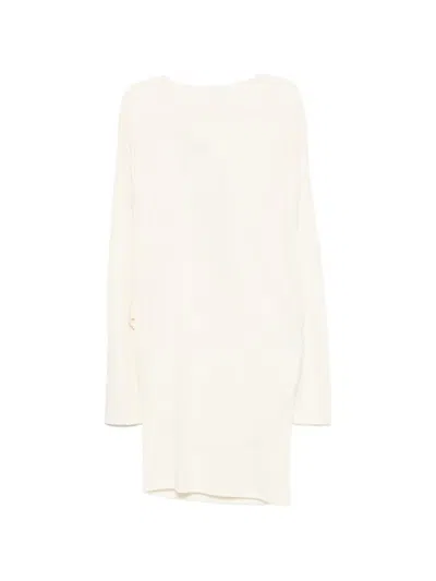 JACQUEMUS DRAPED OPEN-BACK MINI DRESS