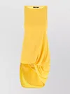 Jacquemus Peplo Sleeveless Draped High-low Dress