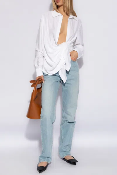 JACQUEMUS JACQUEMUS DRAPED SHIRT