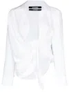 Jacquemus Women La Chemise Bahia Shirt In White
