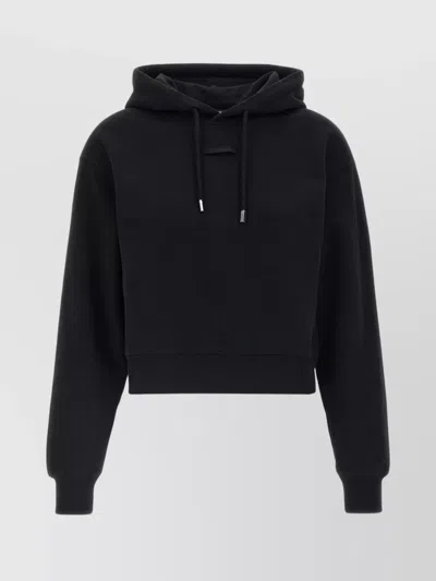 JACQUEMUS DRAWSTRING HOOD GROS-GRAIN HOODIE