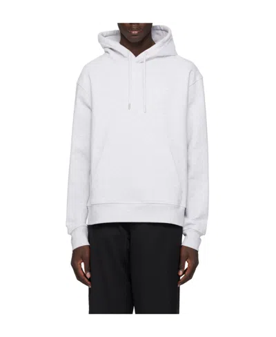 Jacquemus Drawstring Hooded Hoodie In Grau