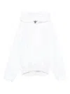 Jacquemus Drawstring Hoodie In White