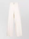 Jacquemus Drawstring Waistband Satin Wide Leg Trousers