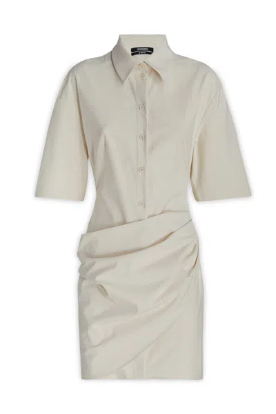Jacquemus Dress In Neutral