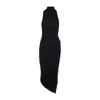 Jacquemus Womens Black Piazza Draped Stretch-woven Maxi Dress Xs In Animal Print