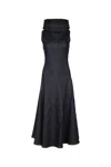 Jacquemus Sleeveless A-line Dress In Black