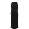 Jacquemus Les Sculptures Bodice Carino Dress In Black