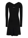 Jacquemus La Mini Robe Pralu Mini Dress Women In Black