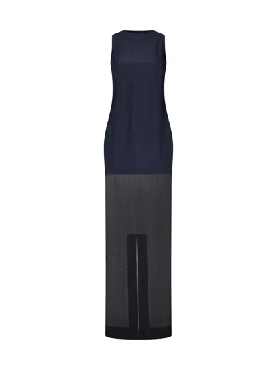 Jacquemus Black 'la Robe Castagna Longue' Maxi Dress In Multi