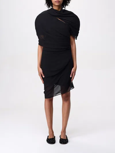 Jacquemus Woman Mini Dress Black Size 6 Polyester, Polyamide, Elastane