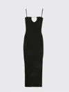 Jacquemus La Sierra Bodycon Maxi Dress In Black