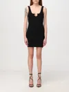 Jacquemus La Mini Robe Sierra Knitted Mini Dress In Black