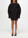 Jacquemus Shirt Dress Featuring Adjustable Belt In Schwarz