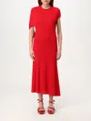 Jacquemus La Robe Salerno Midi Dress In Red