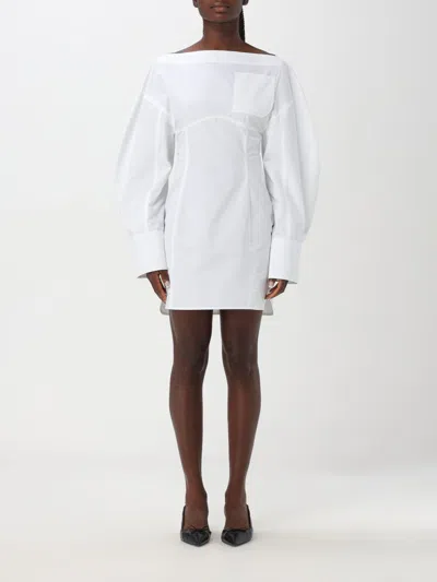 JACQUEMUS DRESS JACQUEMUS WOMAN COLOR WHITE,G01087001