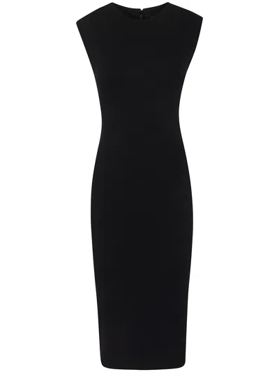 Jacquemus Dress Midi "la Robe Alba Midi" In Black