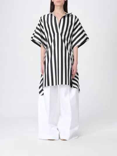 Jacquemus Womens Jacquard Medium Stripes Moisson Striped Cotton And Silk Tunic In Multi
