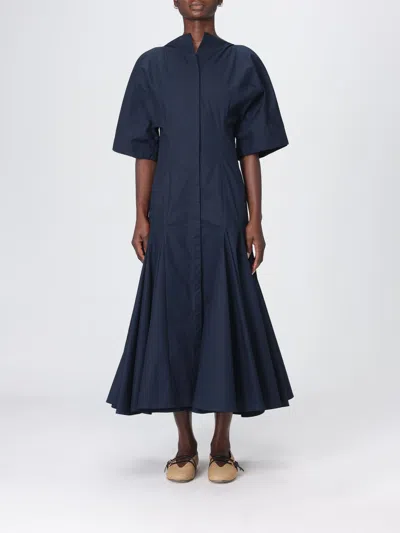 Jacquemus La Robe Moisson Midi Dress In Blue