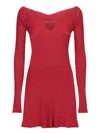 Jacquemus Dresses In Dark Red