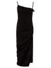 Jacquemus Draped Neckline Midi Length Sleeveless Dress